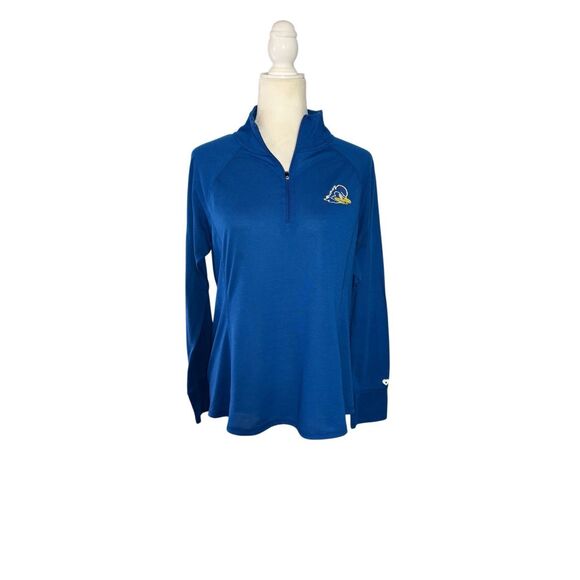 Colosseum University of Delaware royal blue 1/4 zip lightweight pullover - XL - Picture 1 of 6